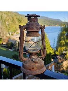 Rare Feuerhand Nr 276 Lantern Made In Germany Pre-1946 With Glass! Parts Repair